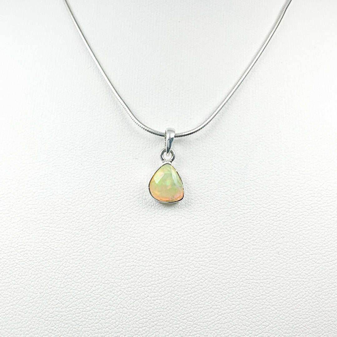 Fire Opal Pendant - Rocks and Gems Canada