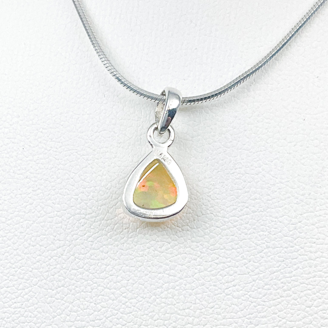 Fire Opal Pendant - Rocks and Gems Canada
