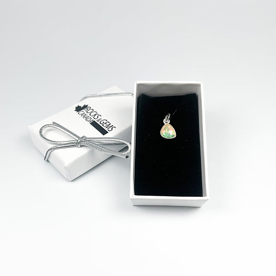 Fire Opal Pendant - Rocks and Gems Canada