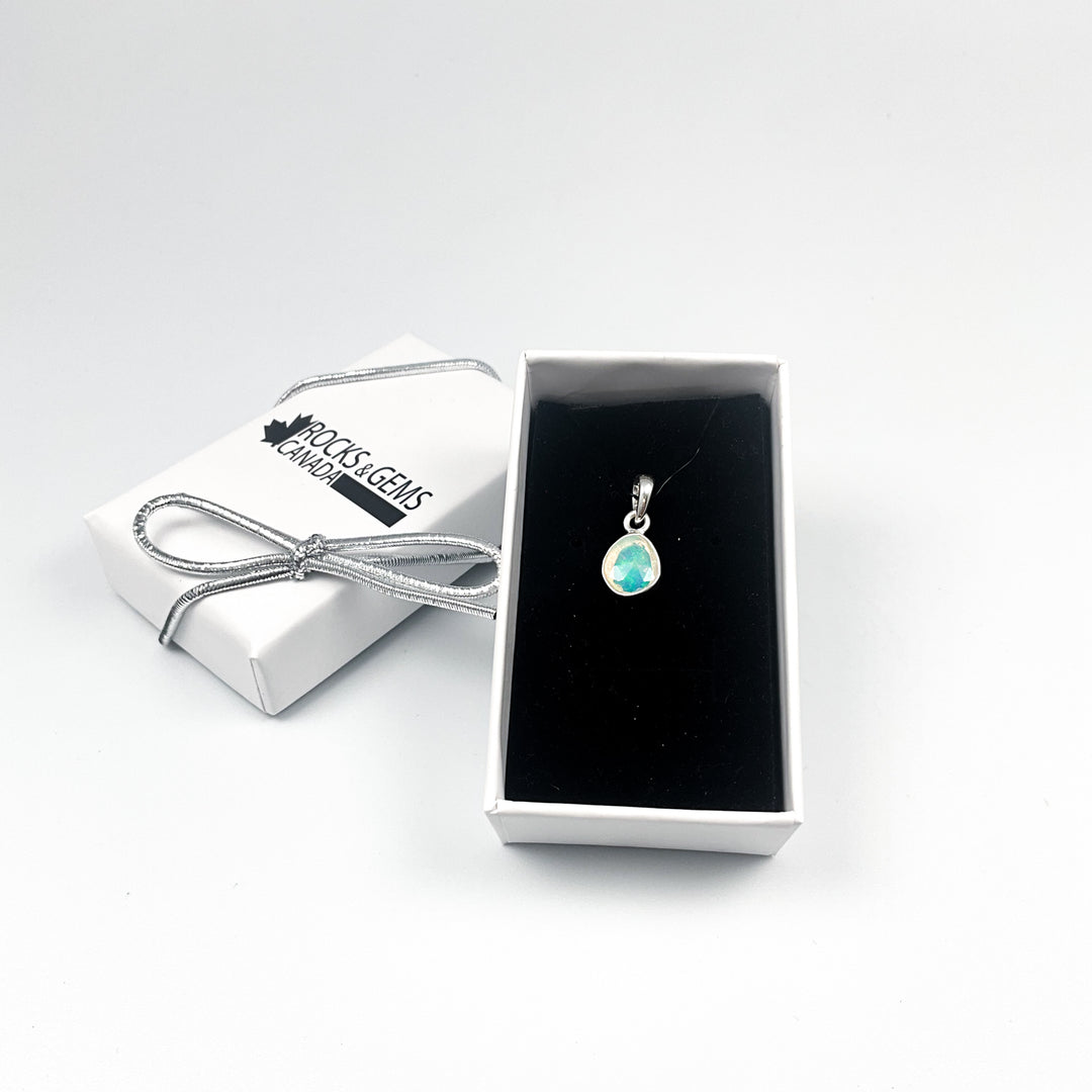 Fire Opal Pendant - Rocks and Gems Canada