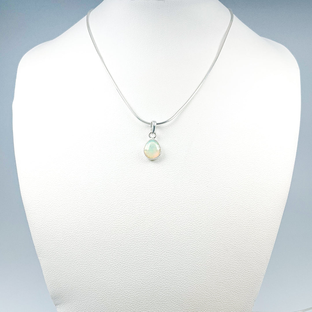 Fire Opal Pendant - Rocks and Gems Canada
