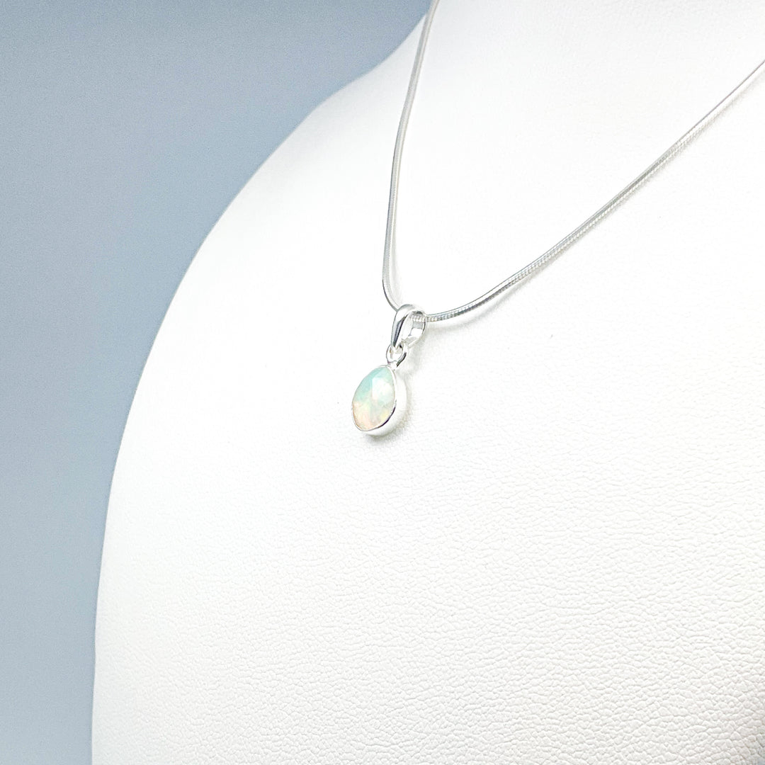 Fire Opal Pendant - Rocks and Gems Canada