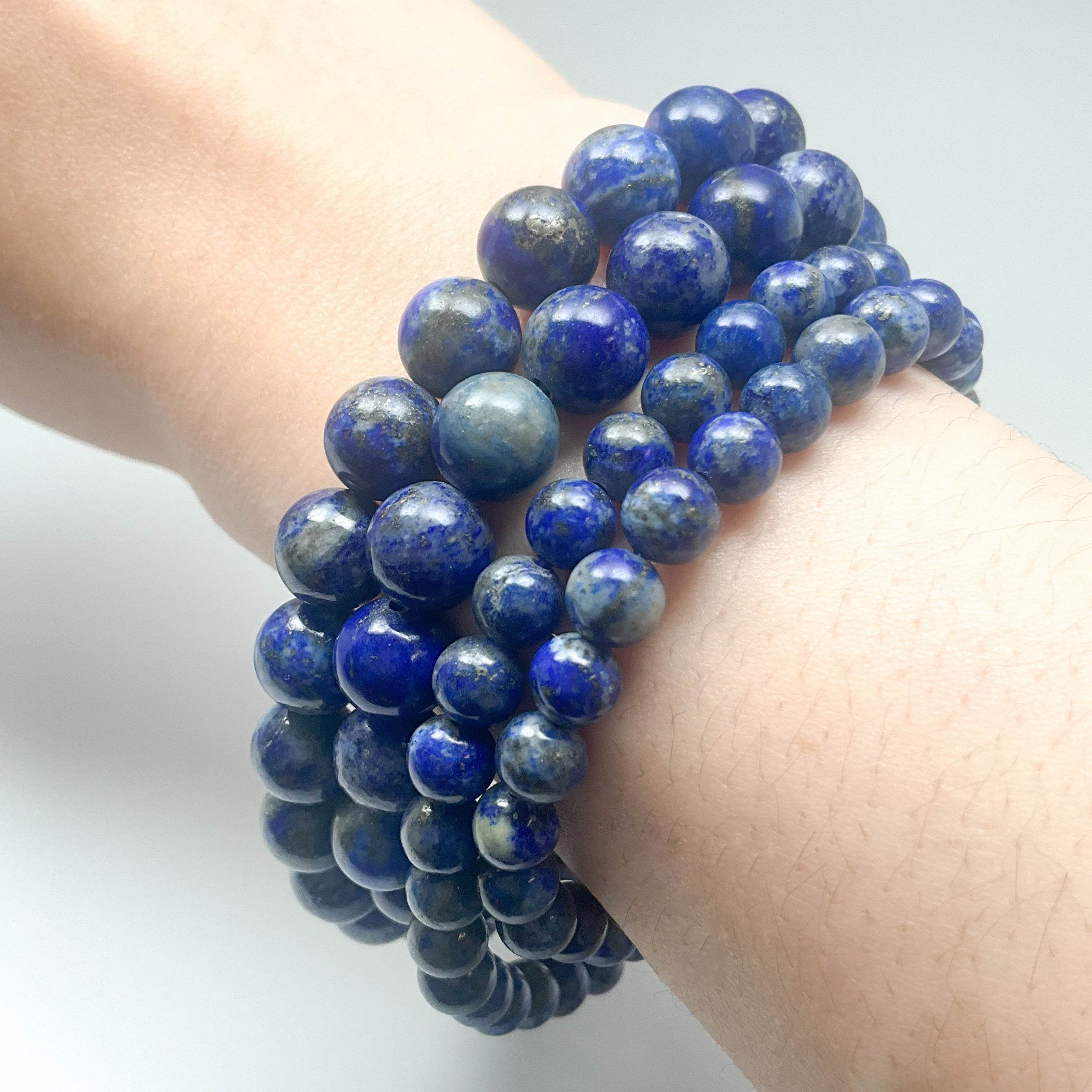 Lapis Lazuli Beaded Bracelet – Rocks and Gems Canada