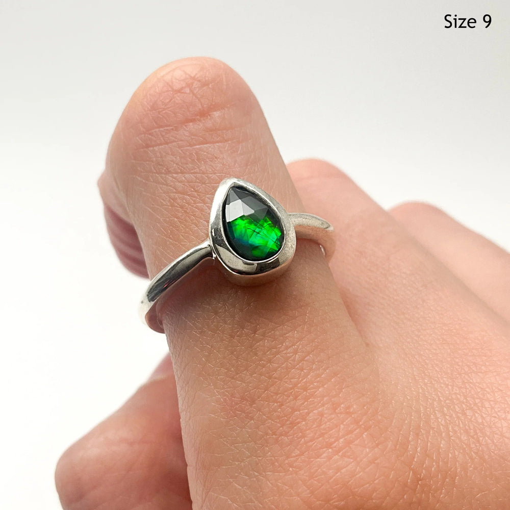 Alberta Ammolite Ring - Rocks and Gems Canada
