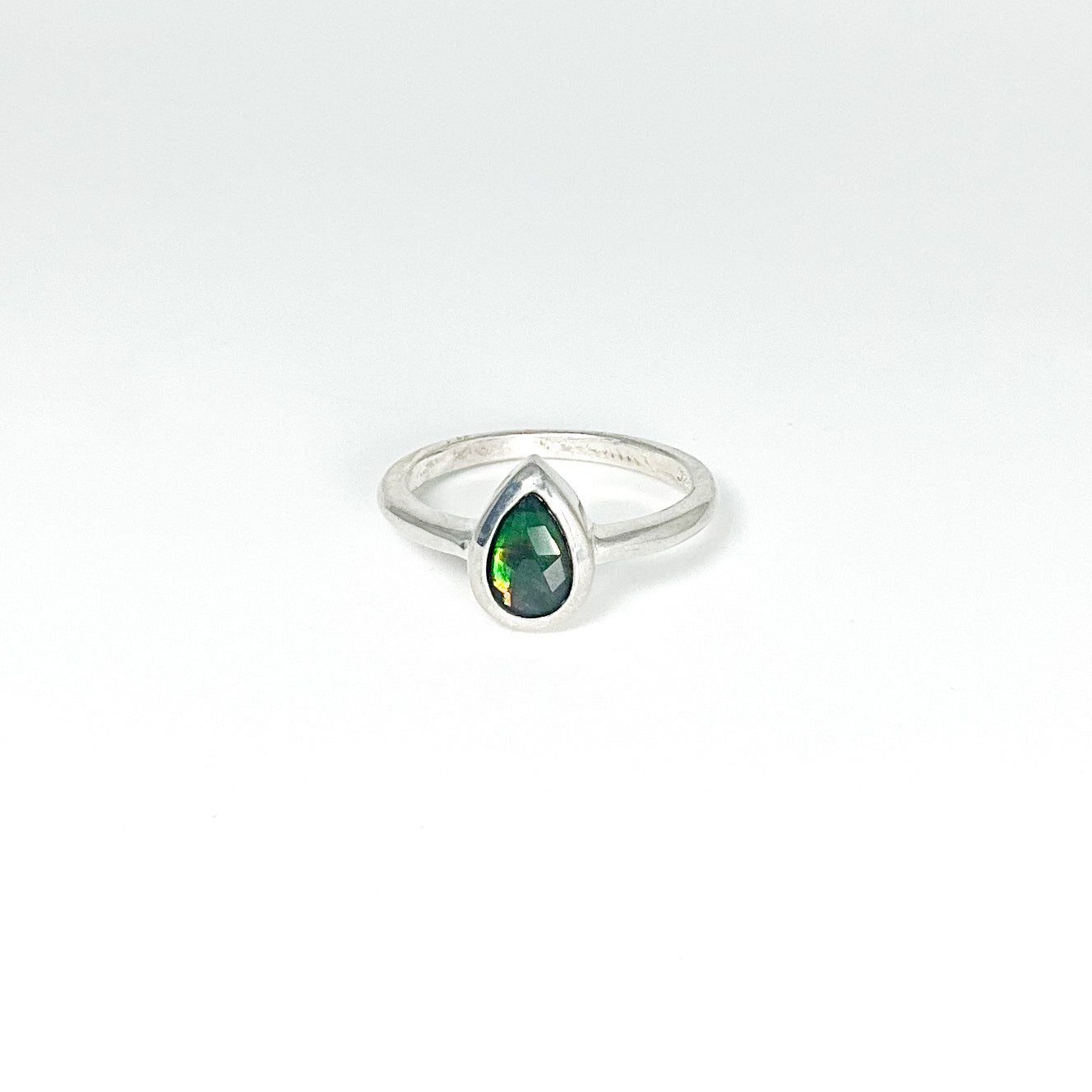 Alberta Ammolite Ring - Rocks and Gems Canada