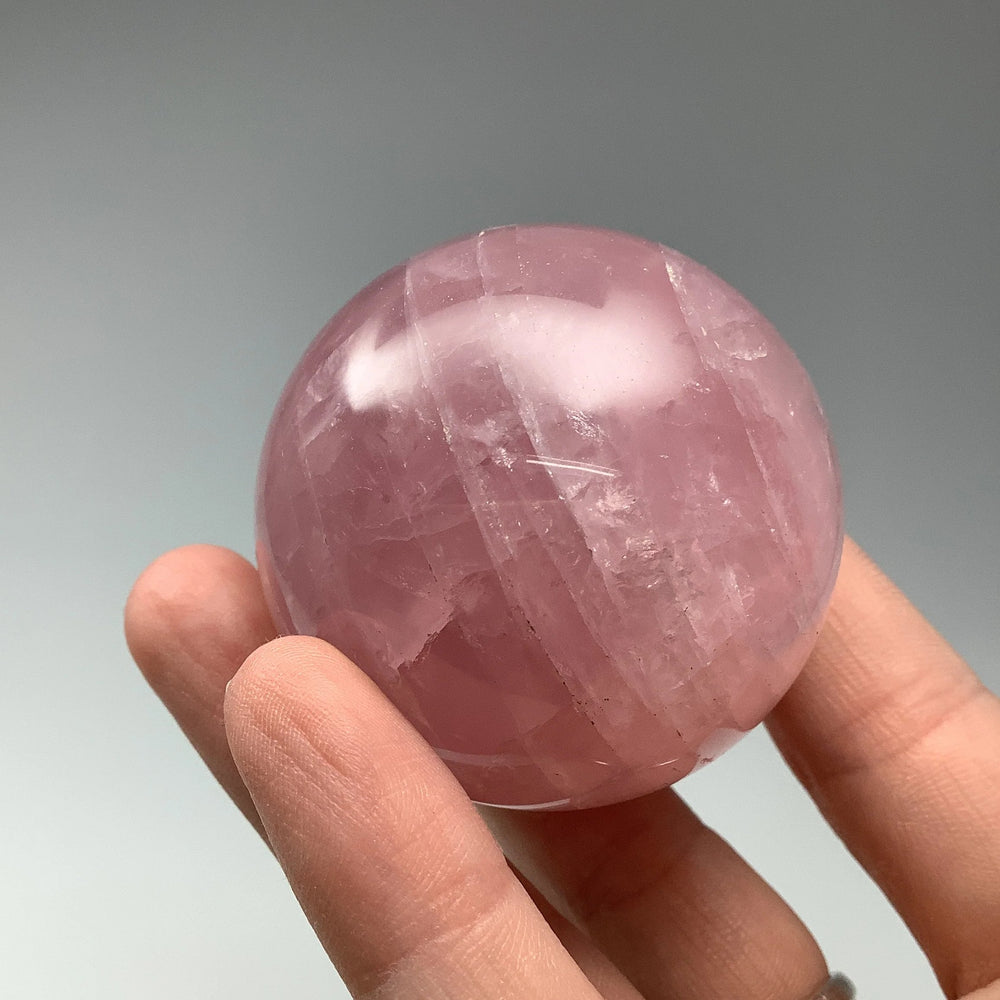Rose Quartz Sphere - Rocks and Gems Canada