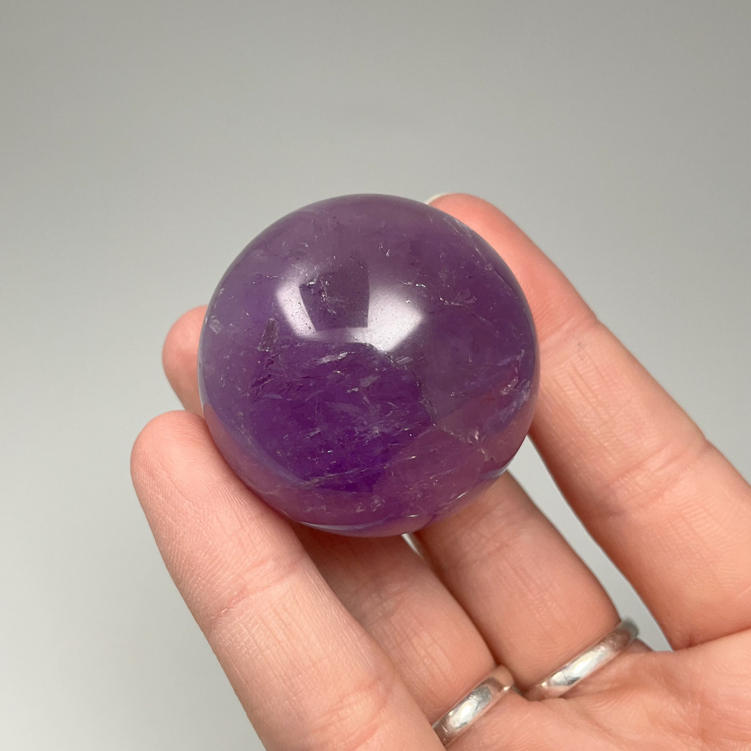 Amethyst Sphere - Rocks and Gems Canada