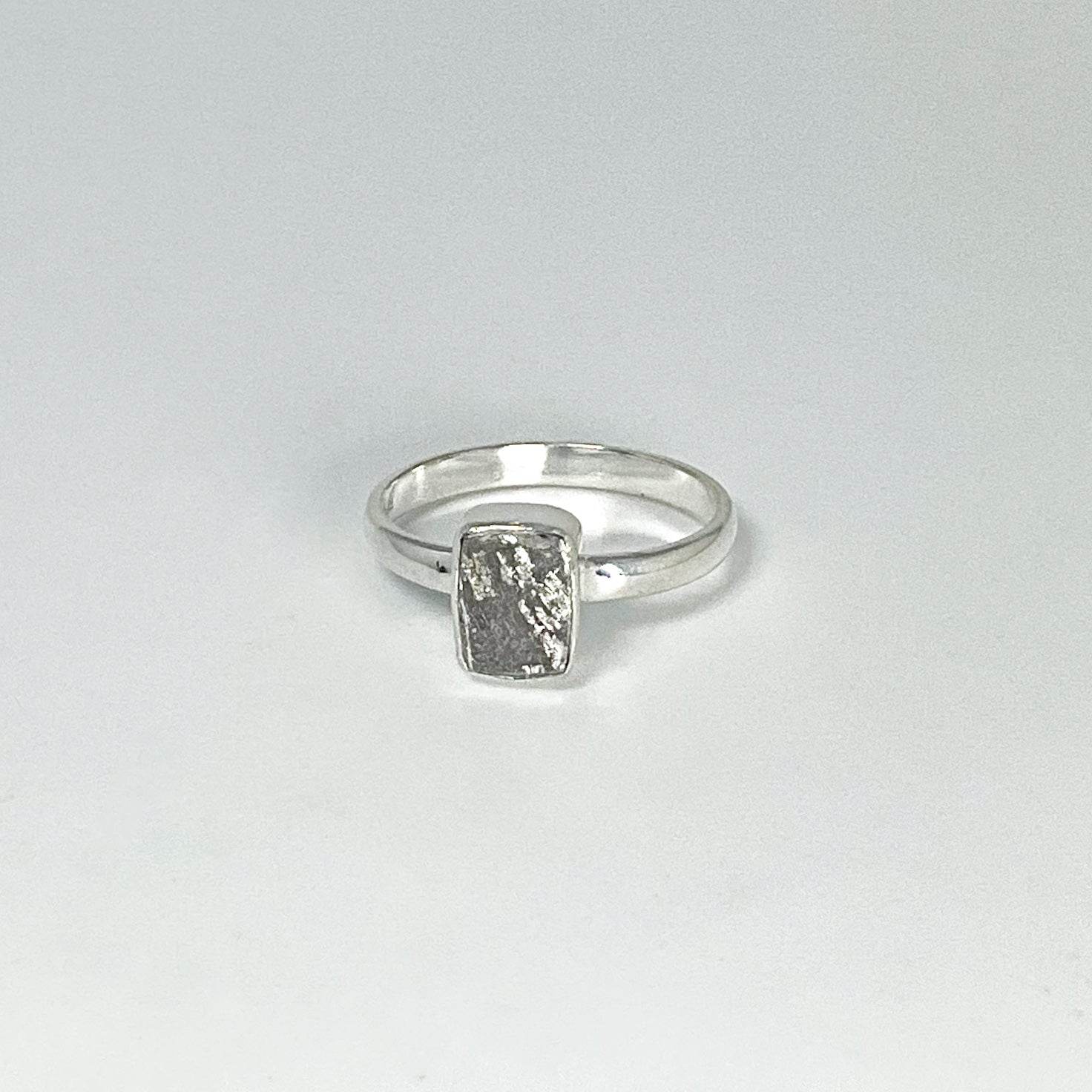 Muonionalusta Meteorite Ring - Rocks and Gems Canada