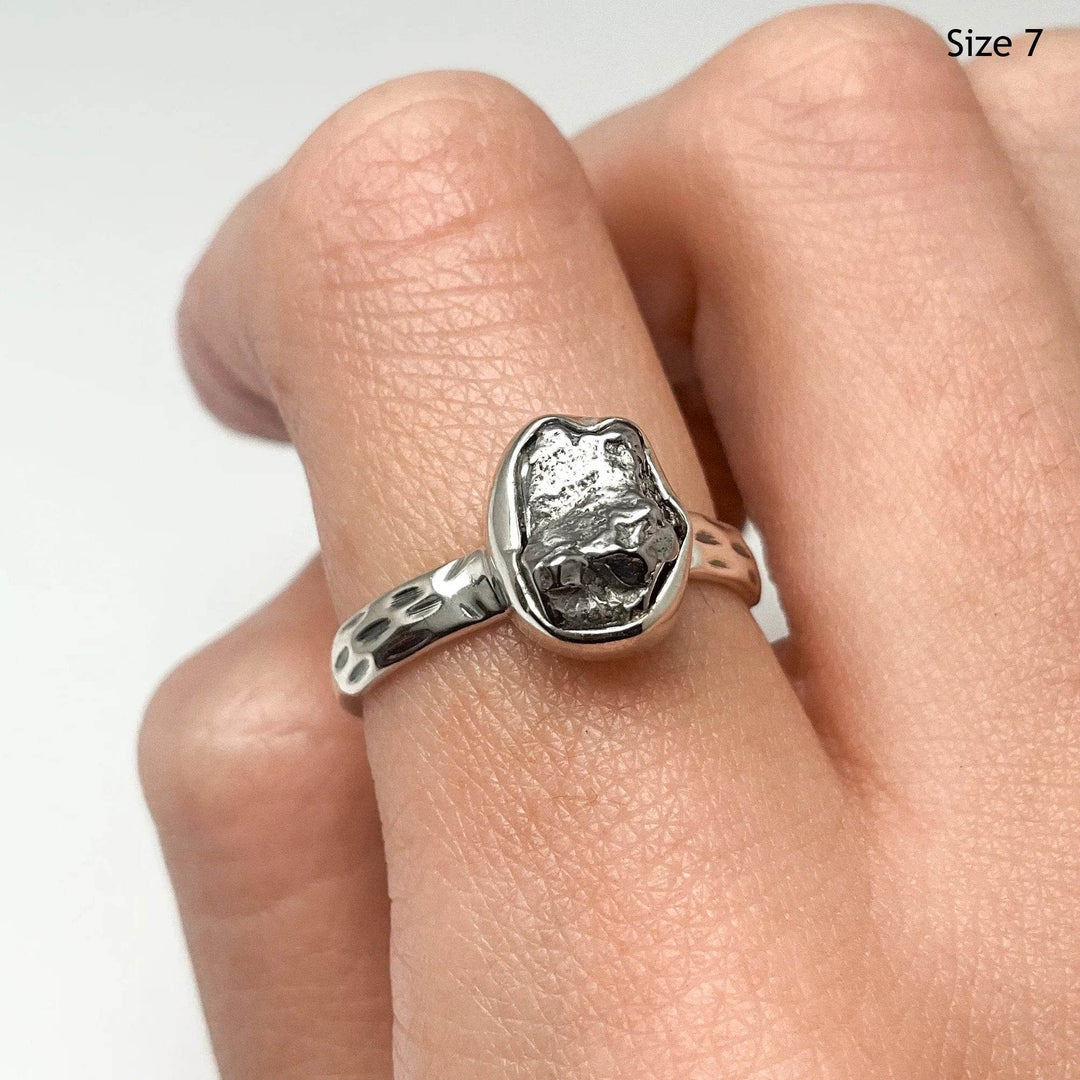 Campo Del Cielo Meteorite Ring - Rocks and Gems Canada