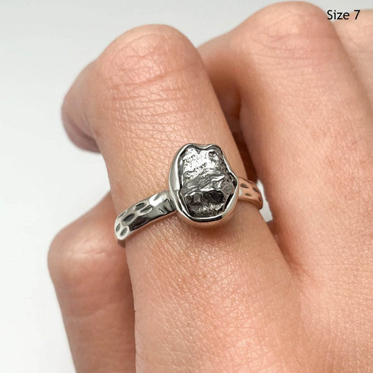 Campo Del Cielo Meteorite Ring - Rocks and Gems Canada
