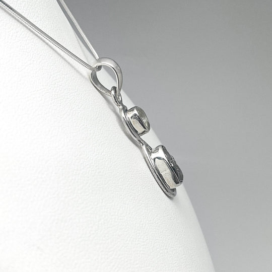 Campo Del Cielo Meteorite and Green Amethyst Pendant - Rocks and Gems Canada