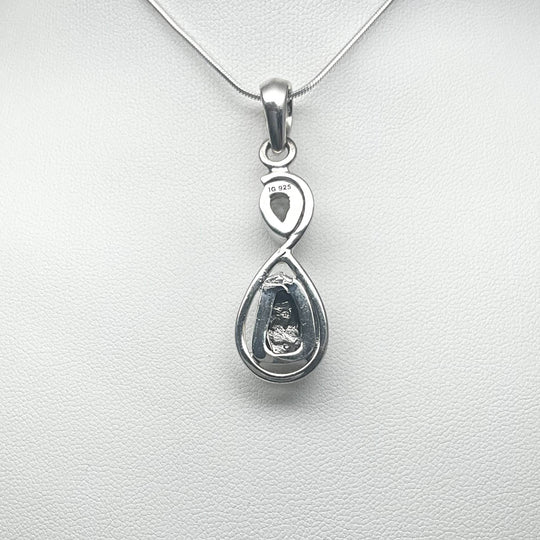 Campo Del Cielo Meteorite and Green Amethyst Pendant - Rocks and Gems Canada