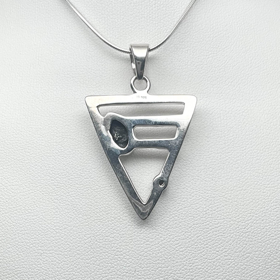 Campo Del Cielo Meteorite and Smoky Quartz Pendant - Rocks and Gems Canada