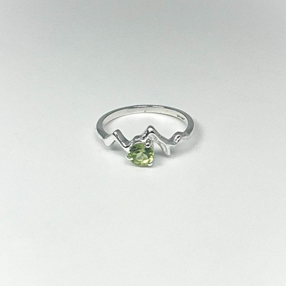 Peridot Mountain Ring - Rocks and Gems Canada