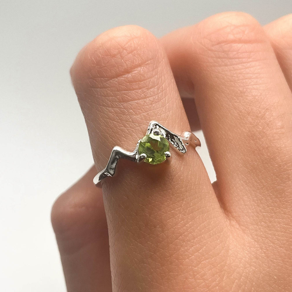 Peridot Mountain Ring (Copy) - Rocks and Gems Canada