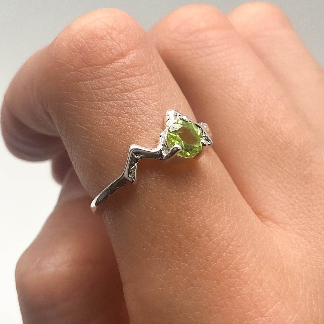 Peridot Mountain Ring (Copy) - Rocks and Gems Canada