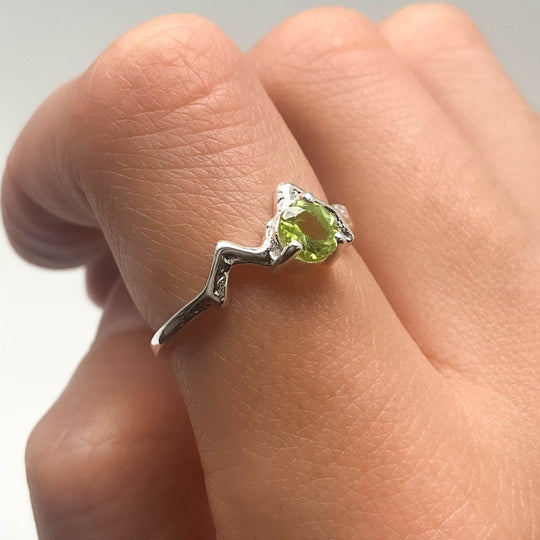 Peridot Mountain Ring (Copy) - Rocks and Gems Canada