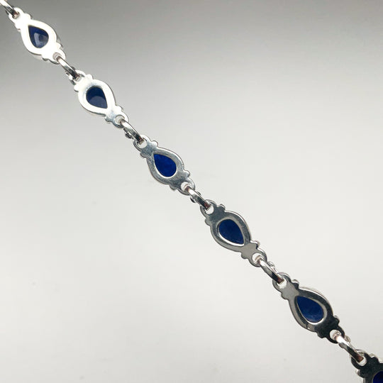 Sodalite Sterling Silver Bracelet (Copy) - Rocks and Gems Canada