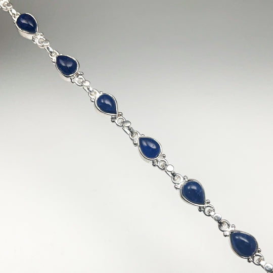 Sodalite Sterling Silver Bracelet (Copy) - Rocks and Gems Canada