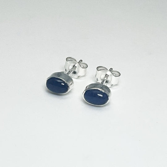 Sodalite Stud Earrings (Copy) - Rocks and Gems Canada