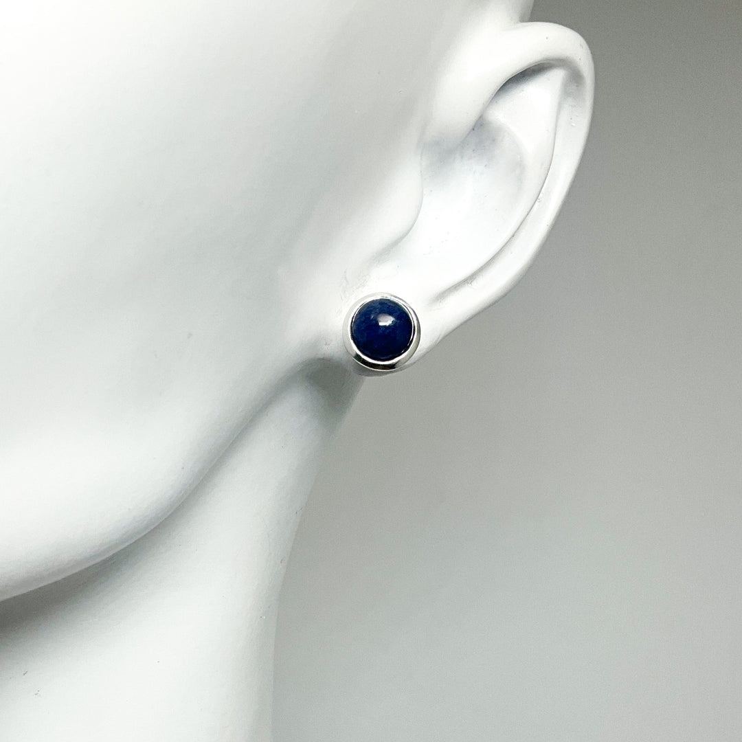 Sodalite Stud Earrings (Copy) - Rocks and Gems Canada