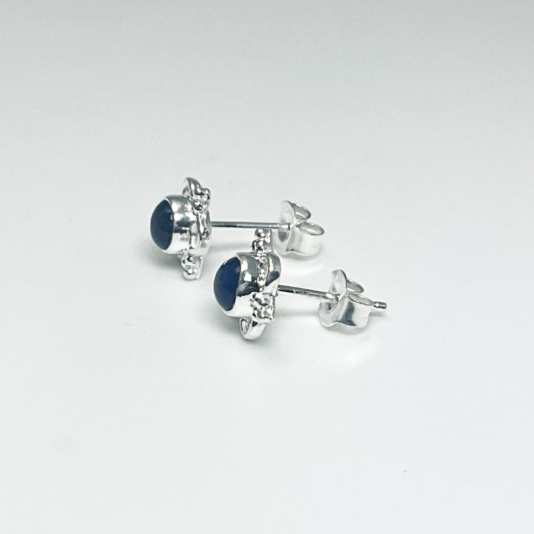 Sodalite Stud Earrings (Copy) - Rocks and Gems Canada
