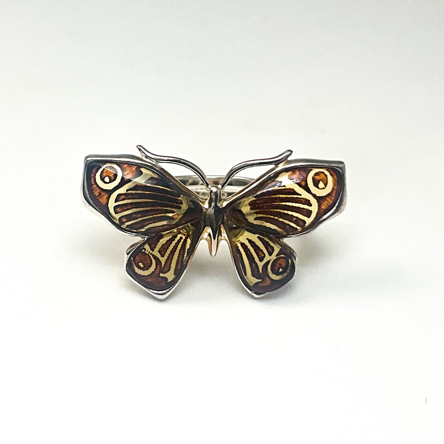 Amber Cameo Butterfly Ring (Copy) - Rocks and Gems Canada