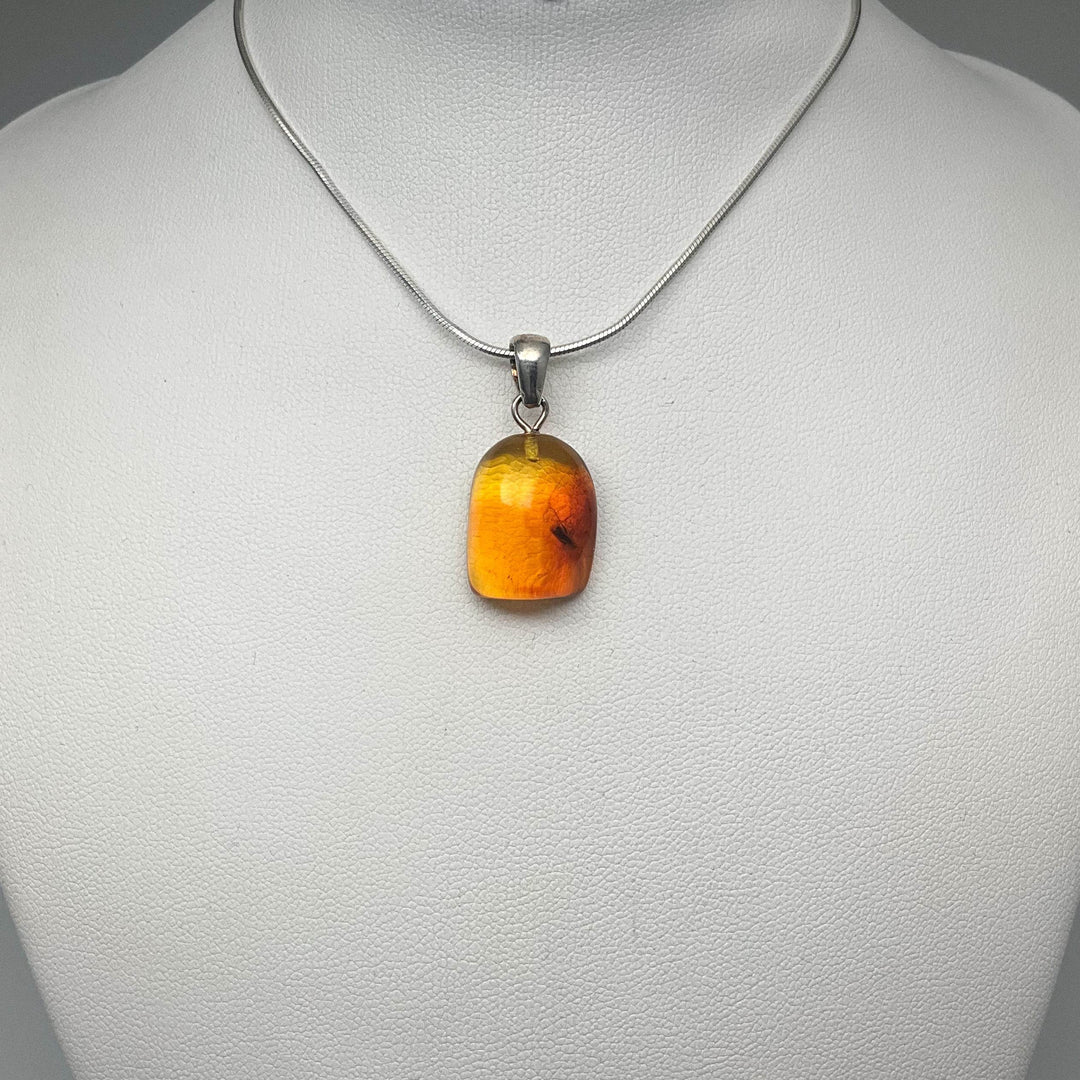 Amber Pendant With Insect (Copy) - Rocks and Gems Canada