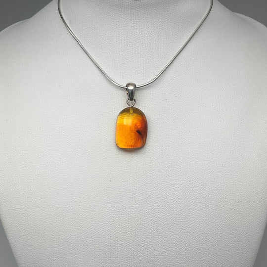 Amber Pendant With Insect (Copy) - Rocks and Gems Canada