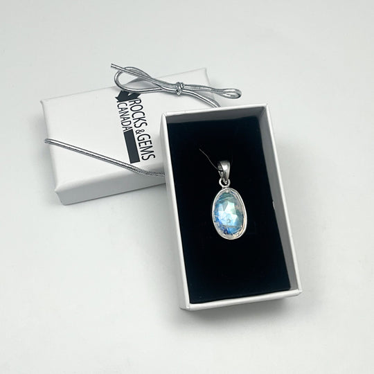 Rainbow Moonstone Pendant