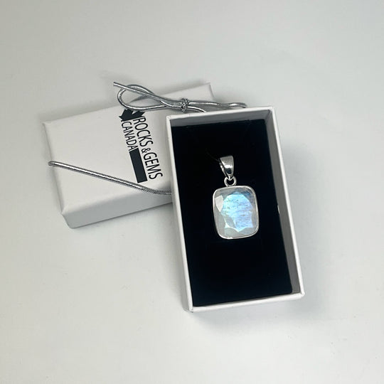 Rainbow Moonstone Pendant