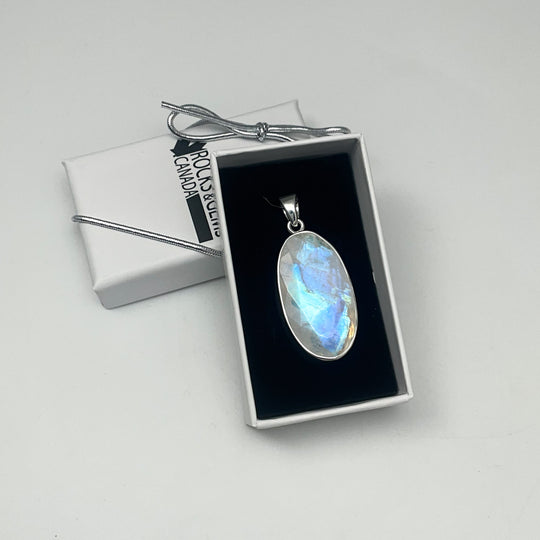 Rainbow Moonstone Pendant