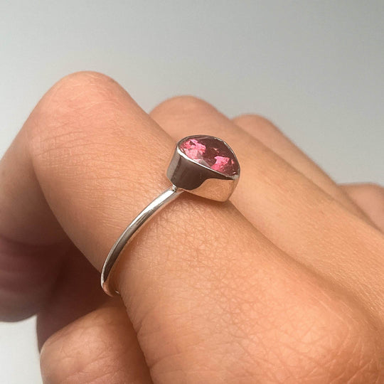 Pink Tourmaline Ring - Rocks and Gems Canada