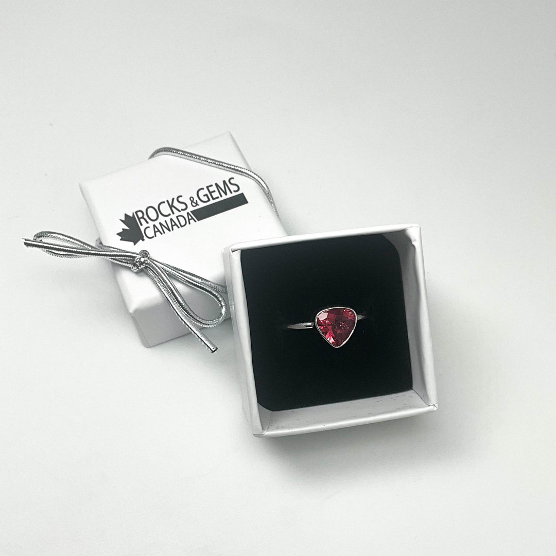 Pink Tourmaline Ring - Rocks and Gems Canada