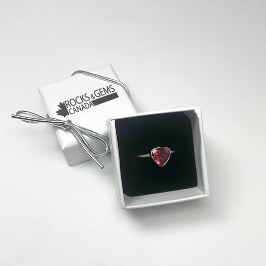 Pink Tourmaline Ring - Rocks and Gems Canada