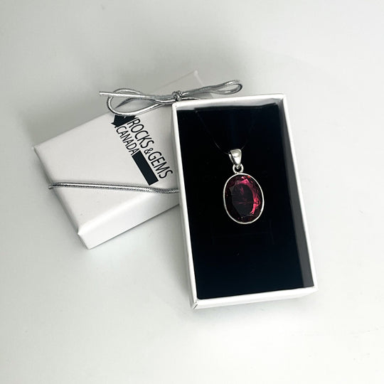 Pink Tourmaline Pendant - Rocks and Gems Canada