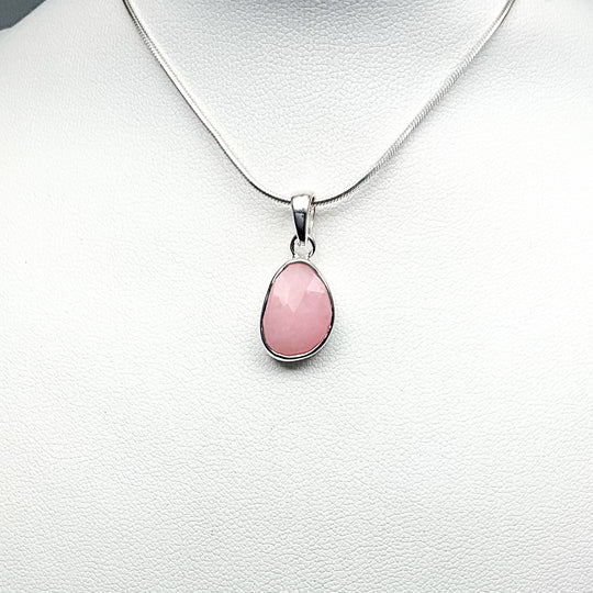Pink Peruvian Opal Pendant - Rocks and Gems Canada