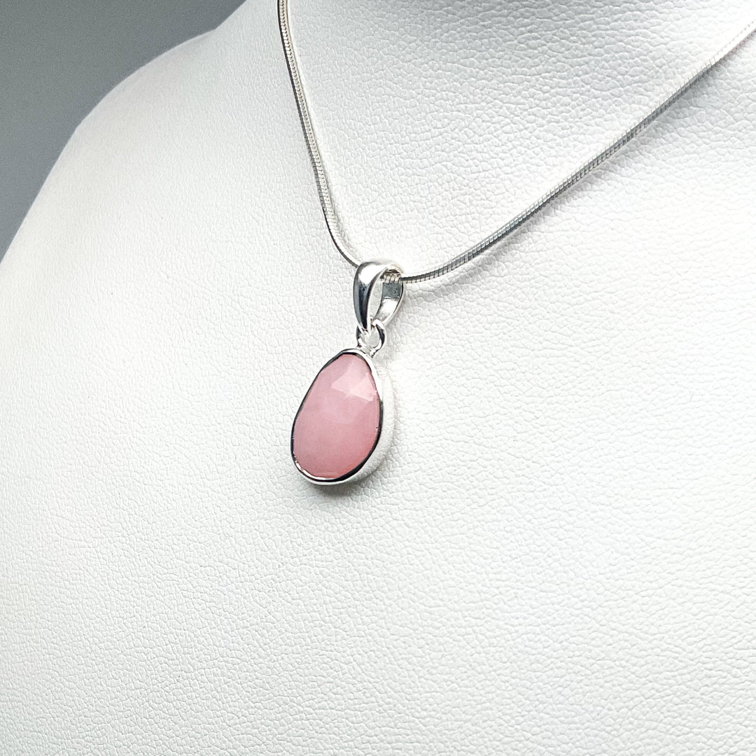 Pink Peruvian Opal Pendant - Rocks and Gems Canada