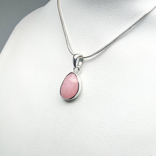 Pink Peruvian Opal Pendant - Rocks and Gems Canada