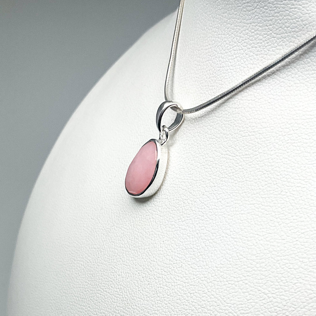 Pink Peruvian Opal Pendant - Rocks and Gems Canada