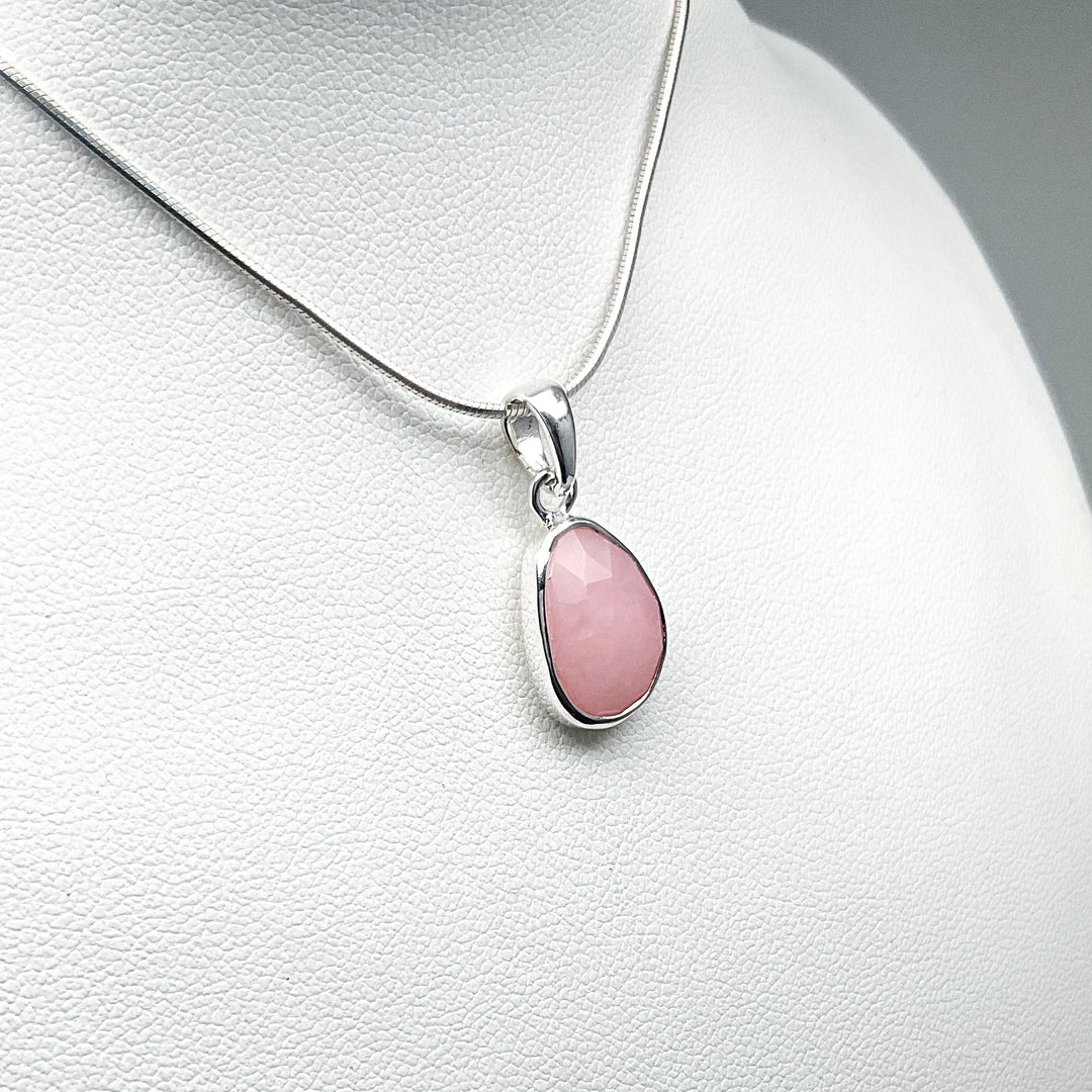 Pink Peruvian Opal Pendant - Rocks and Gems Canada