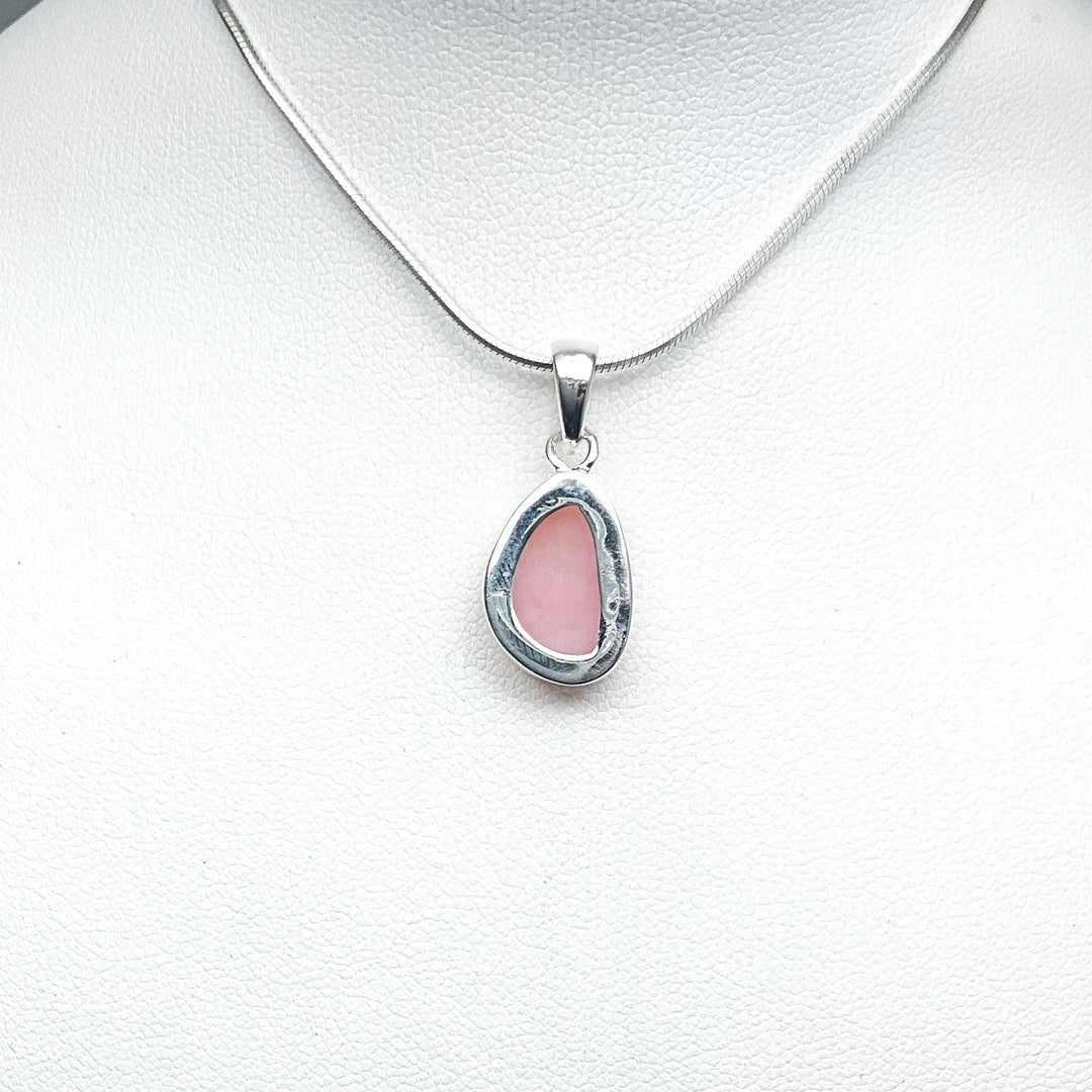 Pink Peruvian Opal Pendant - Rocks and Gems Canada