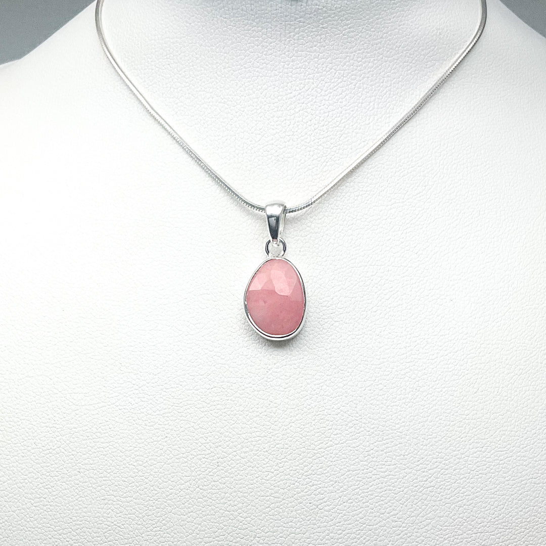 Pink Peruvian Opal Pendant - Rocks and Gems Canada