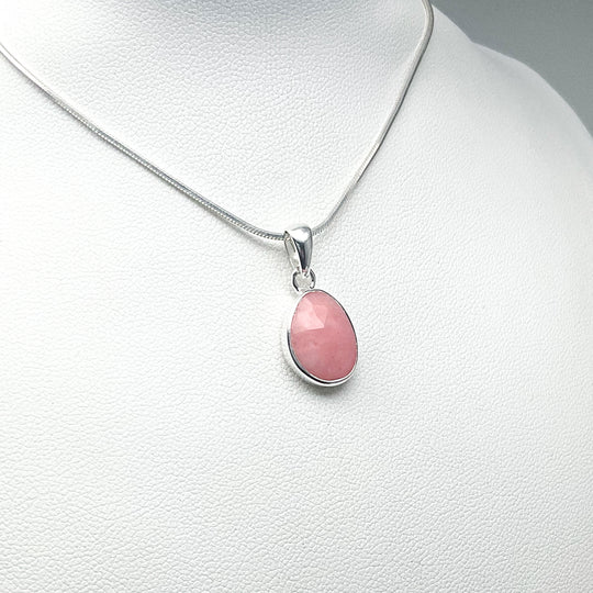 Pink Peruvian Opal Pendant - Rocks and Gems Canada