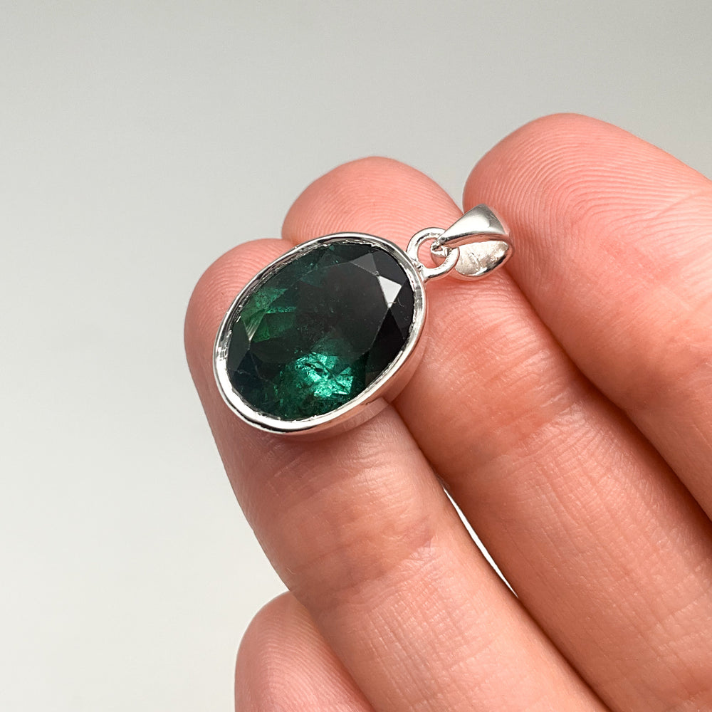 Green Tourmaline Pendant - Rocks and Gems Canada