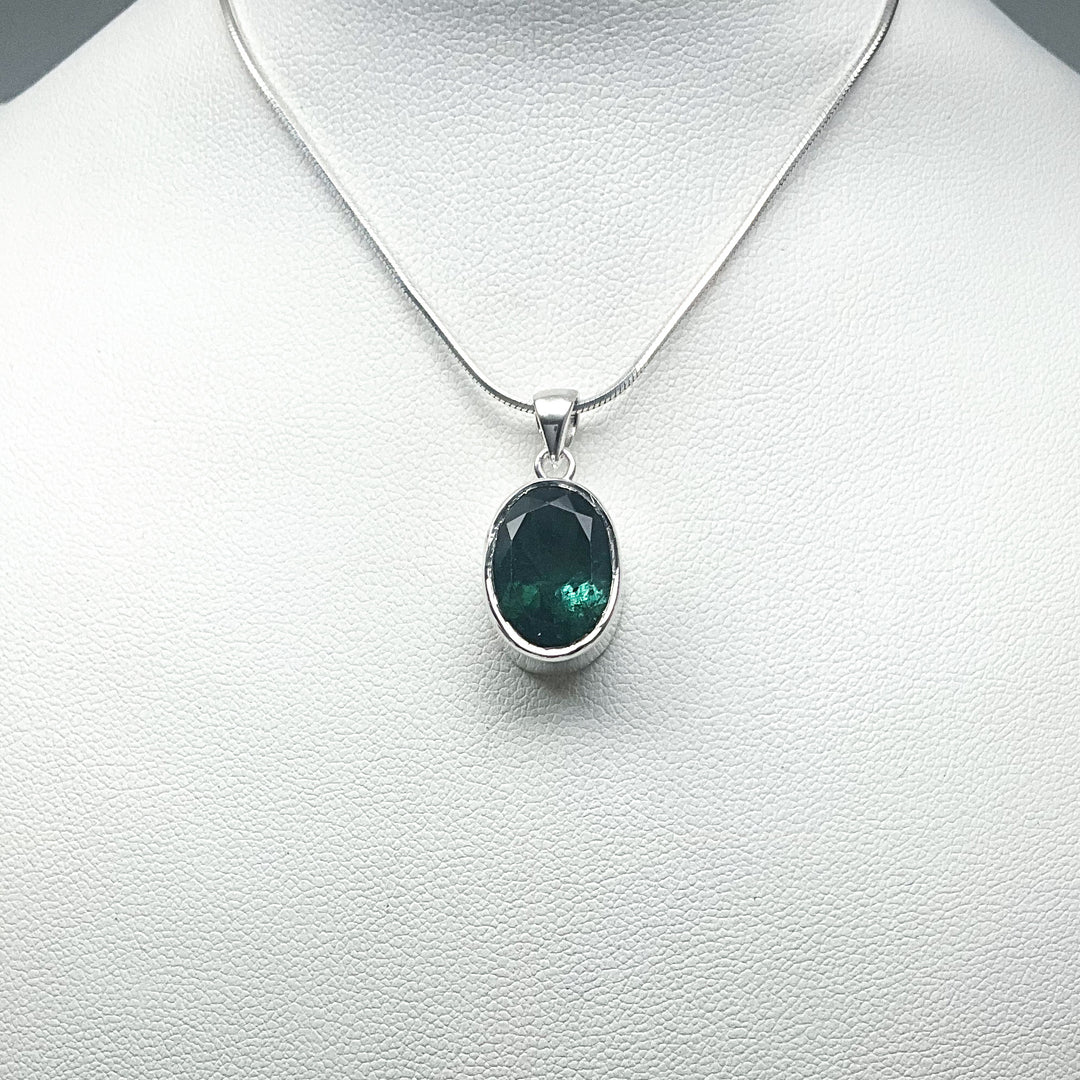 Green Tourmaline Pendant - Rocks and Gems Canada