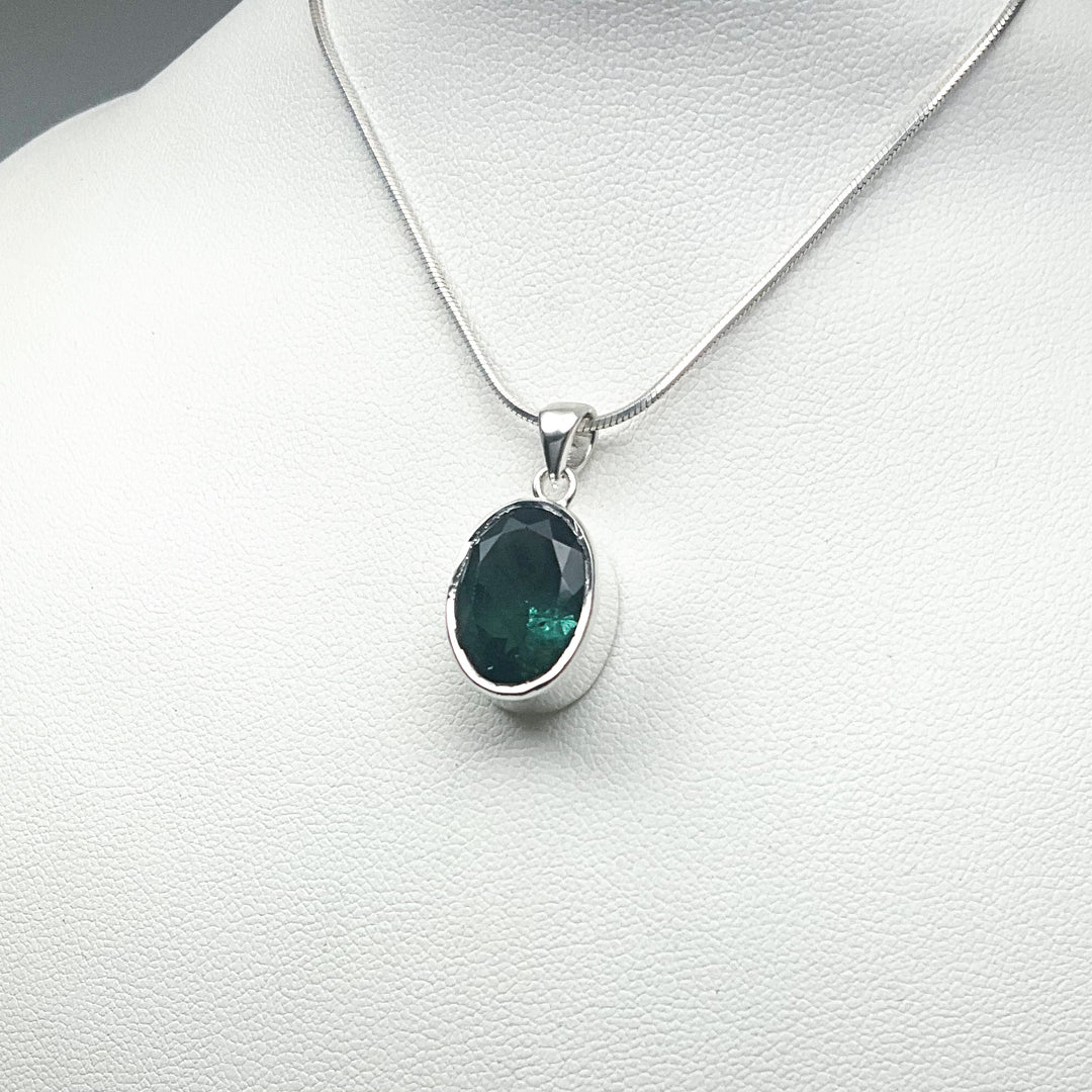 Green Tourmaline Pendant - Rocks and Gems Canada