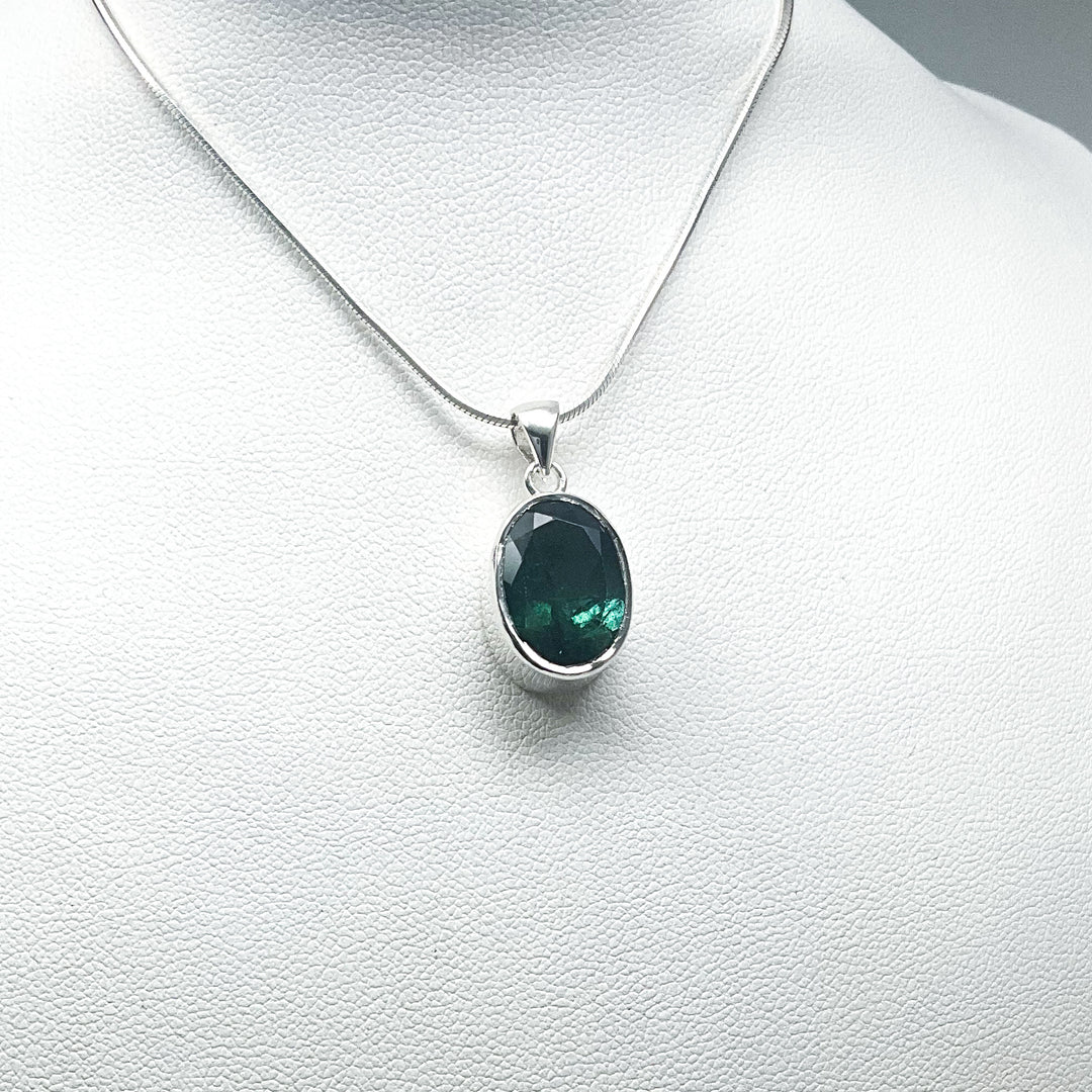Green Tourmaline Pendant - Rocks and Gems Canada