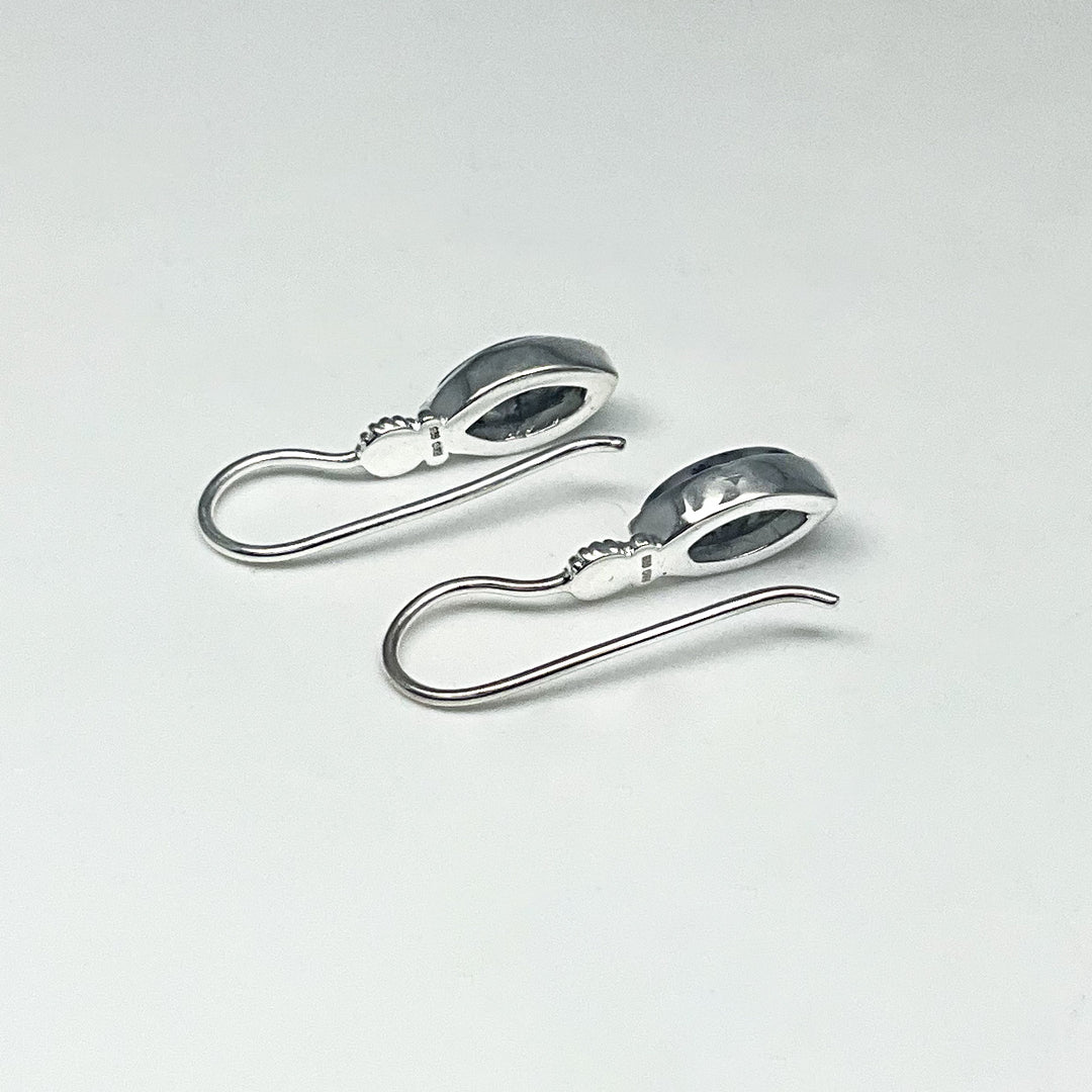 Dendritic Opal Dangle Earrings