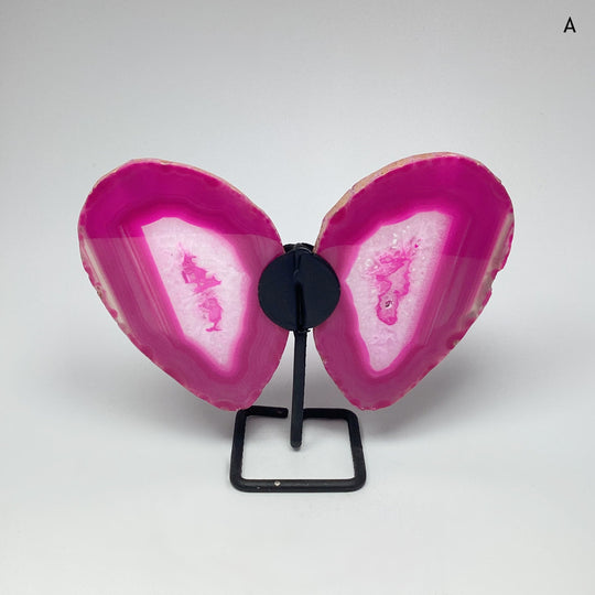 Agate Butterfly on Stand - Rocks and Gems Canada